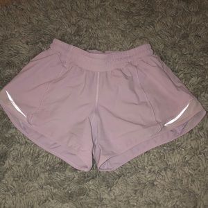 Lululemon Hotty Hot shorts Lavender
